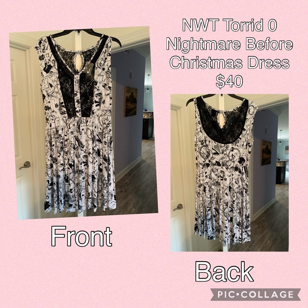 Torrid Size 1. Nightmare before Christmas Dress